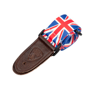 Guitar Strap with Leather Ends | Adjustable Shoulder Strap for Guitar - Charles Morgan Guitars