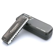 Load image into Gallery viewer, EAST TOP | Harmonica | Chromatic | 12 Holes | Key of C | Stainless Steel with Case - Gigbagger
