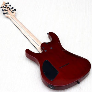 V-GLORIFY | 7 String | 39 Inch | Sunburst | Double Cutaway Solid Body with Rosewood Fretboard - Gigbagger