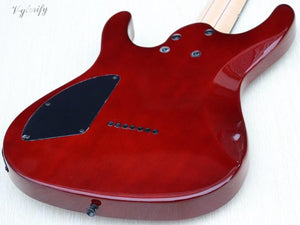 V-GLORIFY | 7 String | 39 Inch | Sunburst | Double Cutaway Solid Body with Rosewood Fretboard - Gigbagger