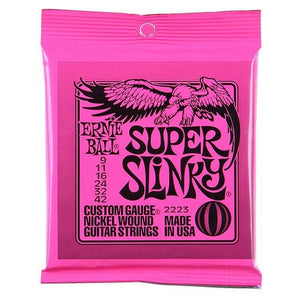 ERNIE BALL | Gauge: .009-.042 | Super Slinky Electric Guitar Strings - Gigbagger