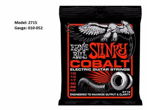 ERNIE BALL | Gauge: .010-.052 | Slinky Cobalt Electric Guitar Strings - Gigbagger