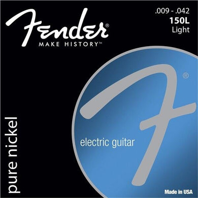 FENDER | Gauge: .009-.042 | 150L Light | Pure Nickel Electric Guitar Strings - Gigbagger