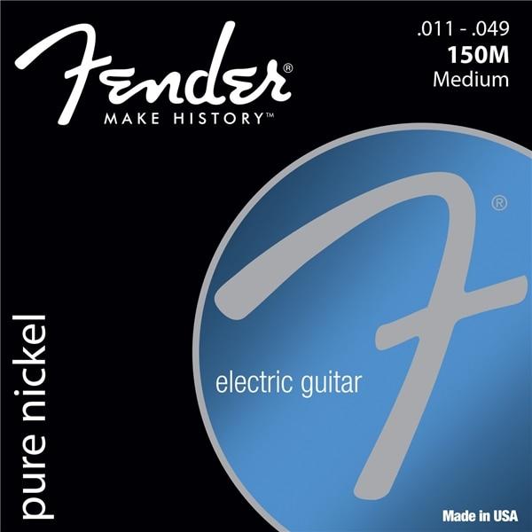 FENDER | Gauge: .011-.049 | 150M Medium | Pure Nickel Electric Guitar Strings - Gigbagger