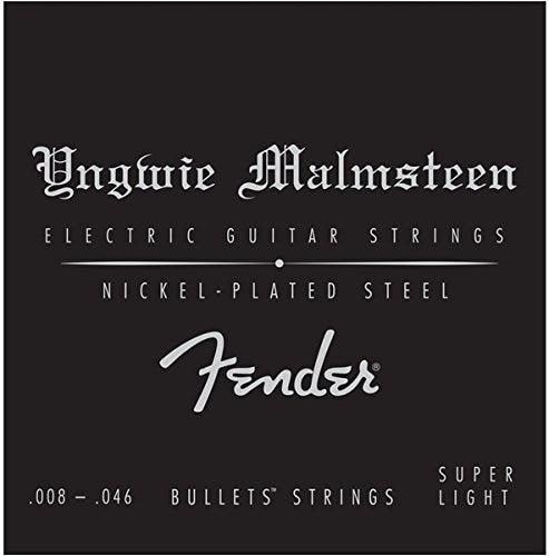 FENDER | Gauge: .008 | Extra Light | Yngwie Malmsteen Signature Nickel Plated Steel Electric Guitar Strings - Gigbagger