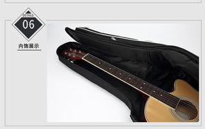 Gig Bag | 40/41 Inch | Black | Padded Waterproof Soft Case with Pockets for Acoustic/Classical Guitar - Gigbagger