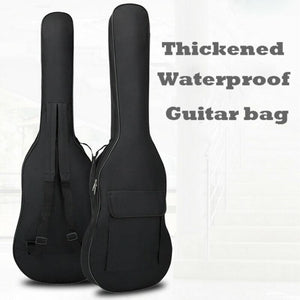 Gig Bag | Black | 39.75 Inches | 5mm Cotton | Padded Waterproof Carrying Case Bag for Electric Guitar/Bass Guitar - Gigbagger