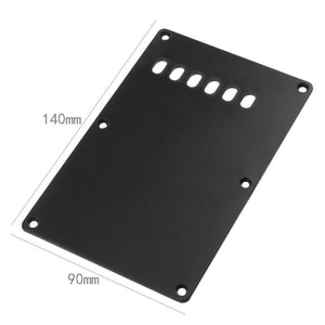 Guitar Backplate | Black or White | Plastic | Tremolo Spring Cover for ST/SQ Electric Guitar - Gigbagger