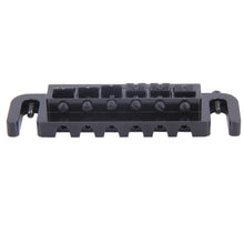 Load image into Gallery viewer, Guitar Bridge / Tailpiece | Black | Zinc Alloy | Wraparound Bridge Tailpiece for LP/SG Type Electric Guitars - Gigbagger

