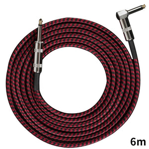 Guitar / Audio Cable | Length: 3m or 6m | Multifunctional | Noiseless | Straight To Right Angle Cable - Gigbagger