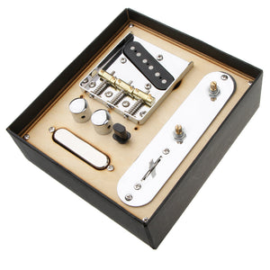 Guitar Neck and Bridge Pickup Plate Set | 85.5 x 77 x 10.5mm | for Tele-Style Electric Guitar - Gigbagger