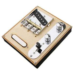 Guitar Neck and Bridge Pickup Plate Set | 85.5 x 77 x 10.5mm | for Tele-Style Electric Guitar - Gigbagger