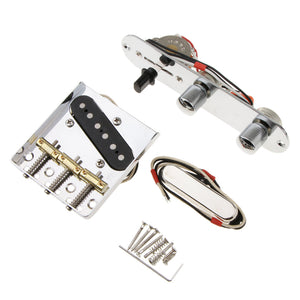 Guitar Neck and Bridge Pickup Plate Set | 85.5 x 77 x 10.5mm | for Tele-Style Electric Guitar - Gigbagger