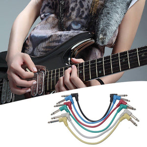Patch Cable | 6 Pack | Length: 30 cm | Solid Design with Noise Reduction - Gigbagger