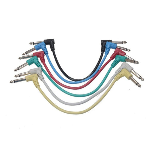Patch Cable | 6 Pack | Length: 30 cm | Solid Design with Noise Reduction - Gigbagger