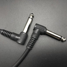 Load image into Gallery viewer, Patch Cable | 1 pcs | Length: 15cm or 30cm | 6.35mm Angled Audio Cable | Multiple Colors - Gigbagger
