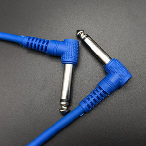 Patch Cable | 1 pcs | Length: 15cm or 30cm | 6.35mm Angled Audio Cable | Multiple Colors - Gigbagger