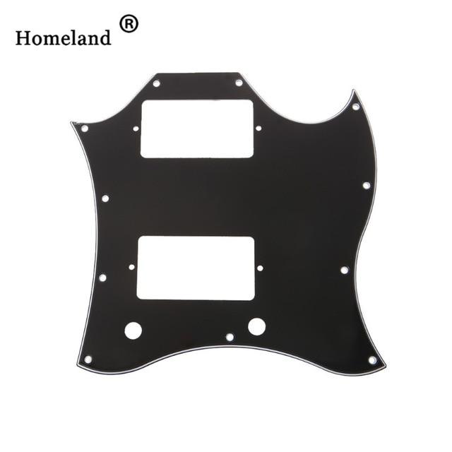 Guitar Pickguard | Black | Full Face Pickguard Scratch Plate for SG-Style Guitar - Gigbagger