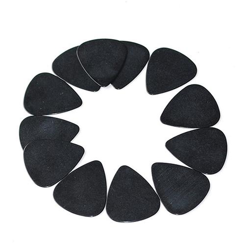 Guitar Picks | 10 Pack | Black Plastic Picks with 0.5mm Thickness - Gigbagger