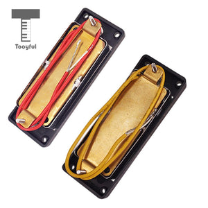 Humbucker Pickups | Set of 2 | Chrome Humbuckers with Black Install Frames - Gigbagger