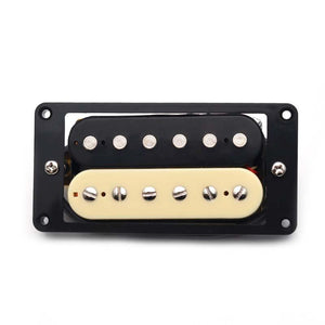 Zebra Humbucker Pickups | Set of 2 | 50/52mm | Double Coil | Includes Black Install Frame - Gigbagger