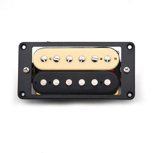 Zebra Humbucker Pickups | Set of 2 | 50/52mm | Double Coil | Includes Black Install Frame - Gigbagger