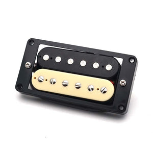 Zebra Humbucker Pickups | Set of 2 | 50/52mm | Double Coil | Includes Black Install Frame - Gigbagger