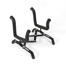 Load image into Gallery viewer, Ukulele Guitar Stand | Black | Iron | Adjustable/Expandable Floor Display Guitar Stand - Gigbagger
