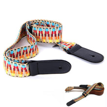Load image into Gallery viewer, Guitar Strap | Colorful Adjustable Ukulele Guitar Strap with Leather Ends - Gigbagger
