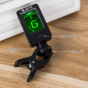 JOYO | Guitar Tuner | Digital Clip-On Tuner | Universal and Foldable - Gigbagger