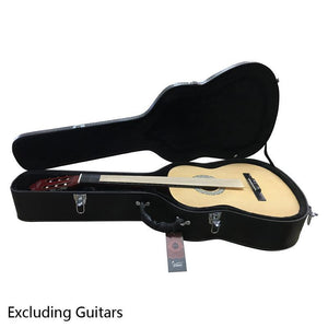 Hardshell Case | Length: 39 Inches | Flat Microgroove Pattern | Classical Guitar Case - Gigbagger