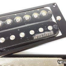 Load image into Gallery viewer, Humbucker Pickups | Black | WHHB (neck &amp; bridge) Alnico 5 Magnet Copper-Nickel Base - Gigbagger
