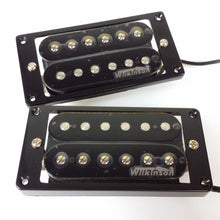 Load image into Gallery viewer, Humbucker Pickups | Black | WHHB (neck &amp; bridge) Alnico 5 Magnet Copper-Nickel Base - Gigbagger
