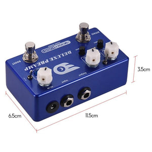 MOSKY | Deluxe Preamp 2-in-1 Boost/Classic Overdrive Effects with True Bypass - Gigbagger
