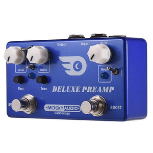 MOSKY | Deluxe Preamp 2-in-1 Boost/Classic Overdrive Effects with True Bypass - Gigbagger