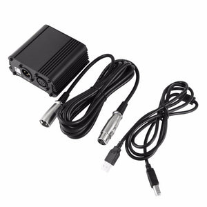 ONLENY | Microphone Power Supply | 48V | 1-Channel Phantom Power Supply with One XLR Audio Cord - Gigbagger