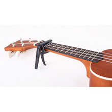 Load image into Gallery viewer, Ukulele Capo | Single-Handed / Quick Change Action | for 4-String Ukuleles - Gigbagger

