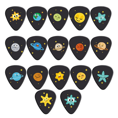 Guitar Picks | 10 Pack | Thickness: 0.71 mm | Cartoon Universe Guitar Picks - Gigbagger