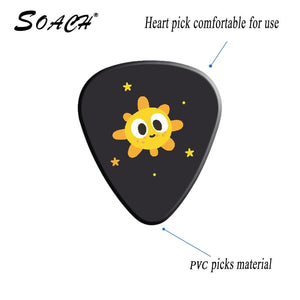 Guitar Picks | 10 Pack | Thickness: 0.71 mm | Cartoon Universe Guitar Picks - Gigbagger