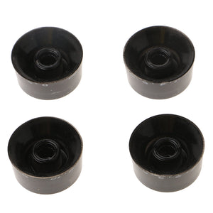 Speed Control Knobs | Set of 4 | Black | Control Knobs for LP/SG-Style Electric Guitars - Gigbagger
