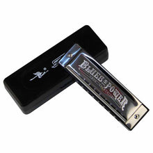 Load image into Gallery viewer, SWAN | Harmonica | Diatonic | 10 Holes | C Tone | Brass and Stainless Steel Blues Harp with Case - Gigbagger
